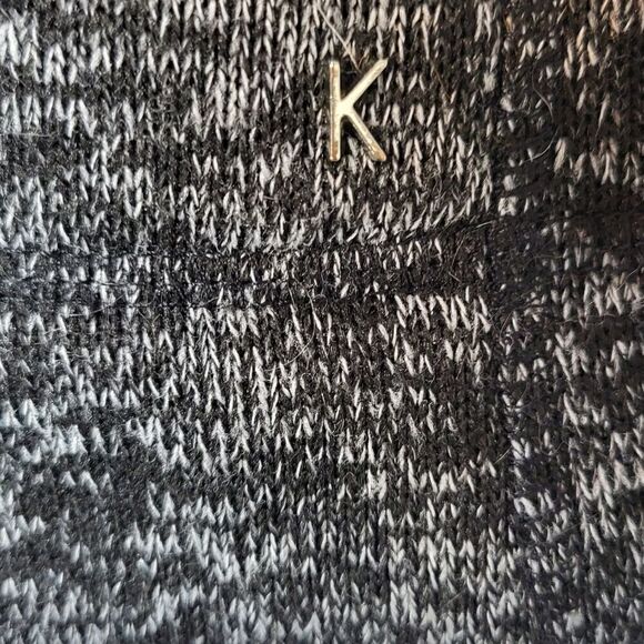 Calvin Klein Women's Gray & Black Cardigan Sweater - Picture 12 of 15